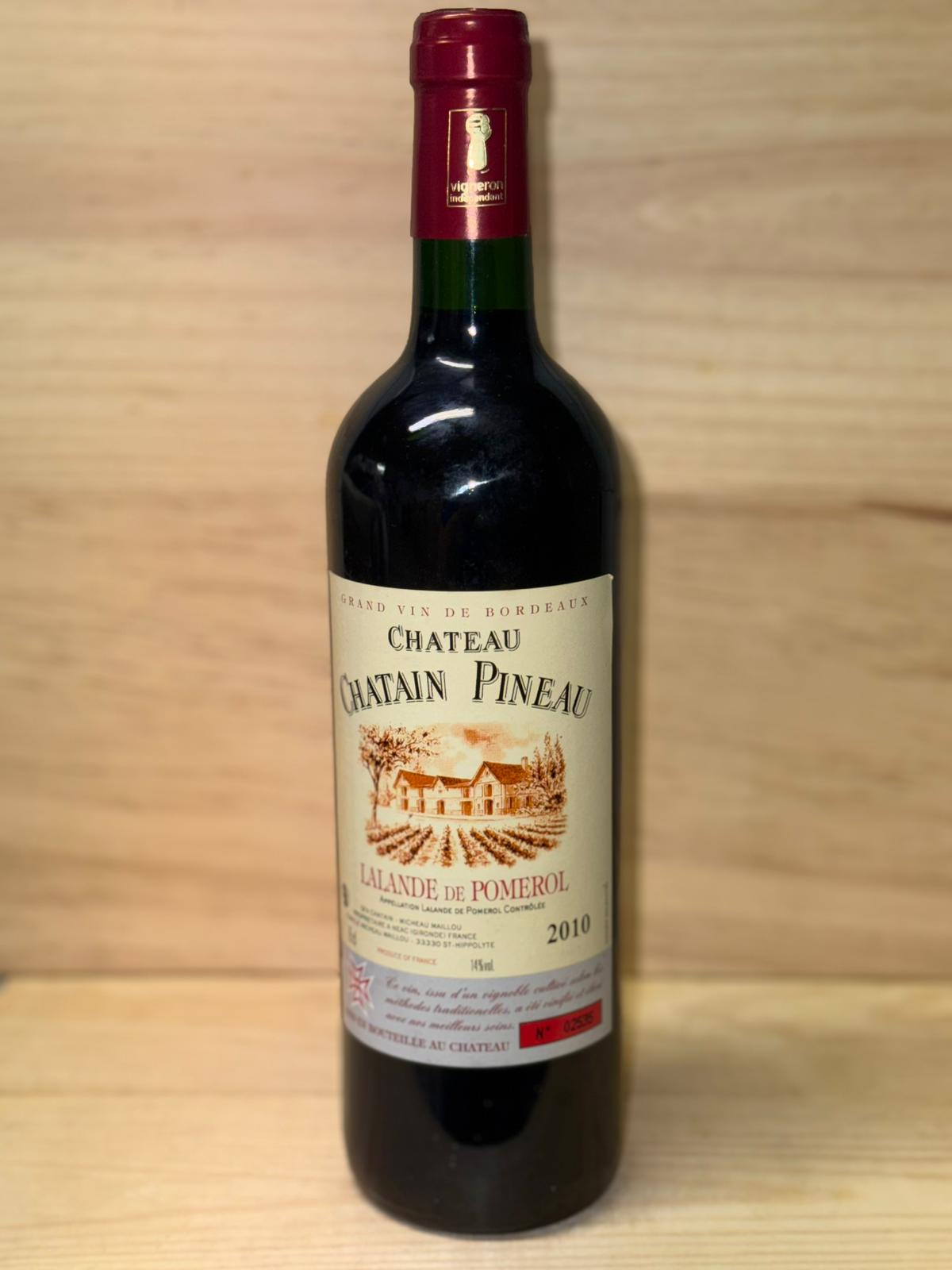 Lalande-de-Pomerol - Château Chatain Pineau - 2010